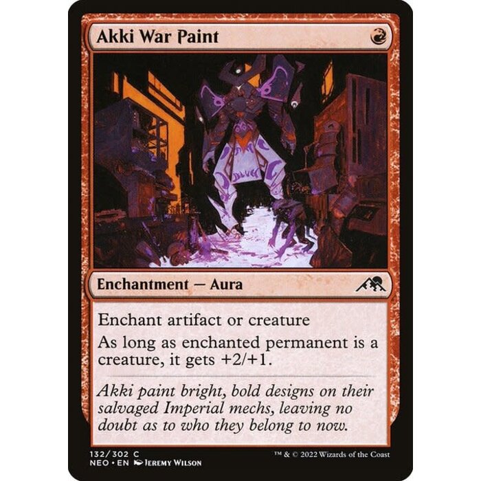 Magic: The Gathering Akki War Paint (132) Near Mint