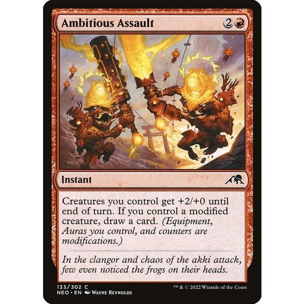 Magic: The Gathering Ambitious Assault (133) Near Mint Foil