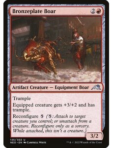Magic: The Gathering Bronzeplate Boar (135) Lightly Played