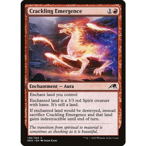 Magic: The Gathering Crackling Emergence (136) Near Mint