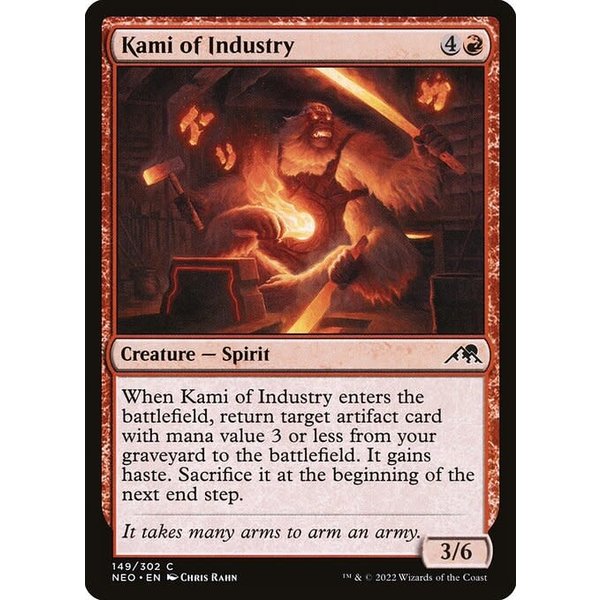 Magic: The Gathering Kami of Industry (149) Lightly Played