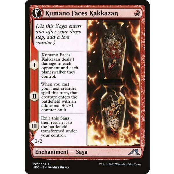 Magic: The Gathering Kumano Faces Kakkazan (152) Near Mint