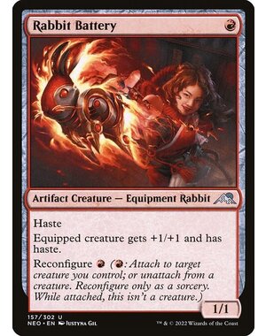 Magic: The Gathering Rabbit Battery (157) Lightly Played