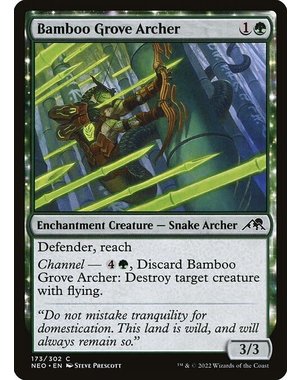 Magic: The Gathering Bamboo Grove Archer (173) Lightly Played