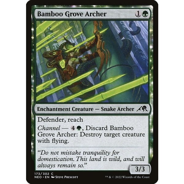 Magic: The Gathering Bamboo Grove Archer (173) Lightly Played