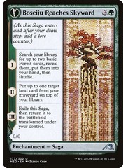 Magic: The Gathering Boseiju Reaches Skyward (177) Damaged