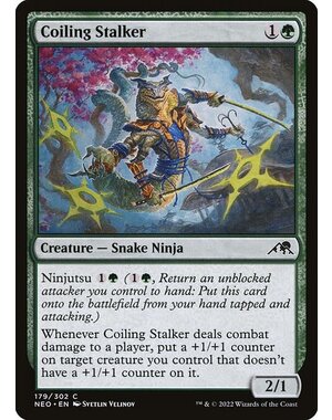Magic: The Gathering Coiling Stalker (179) Lightly Played