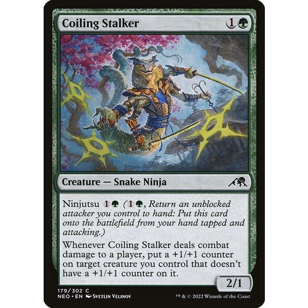 Magic: The Gathering Coiling Stalker (179) Lightly Played