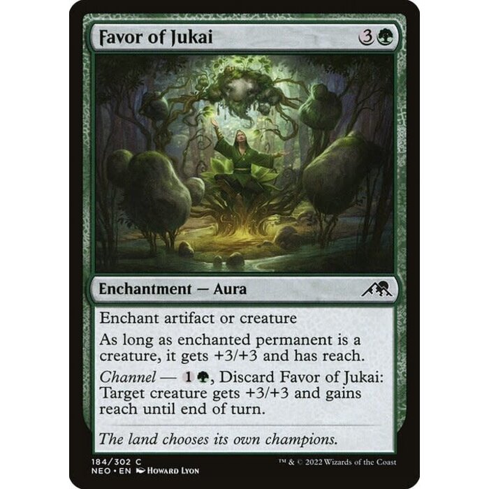 Magic: The Gathering Favor of Jukai (184) Near Mint
