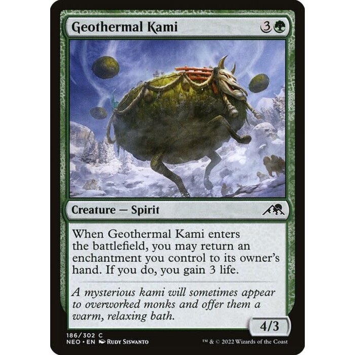 Magic: The Gathering Geothermal Kami (186) Near Mint