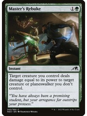 Magic: The Gathering Master's Rebuke (202) Near Mint