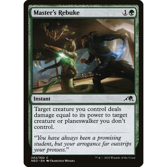 Magic: The Gathering Master's Rebuke (202) Near Mint