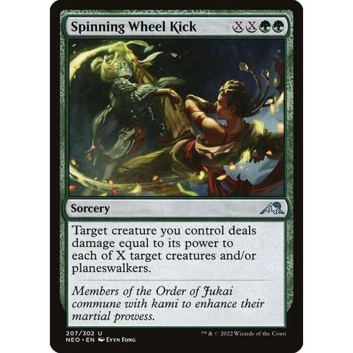 Magic: The Gathering Spinning Wheel Kick (207) Lightly Played