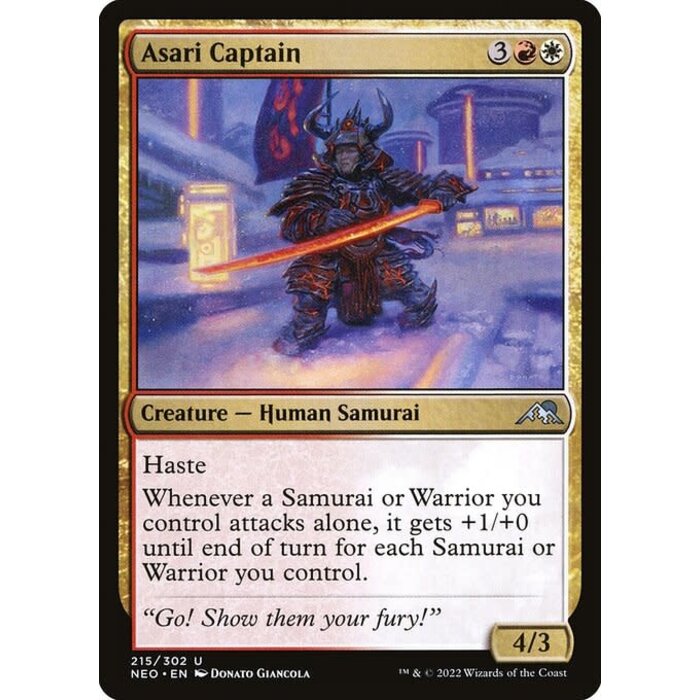 Magic: The Gathering Asari Captain (215) Near Mint