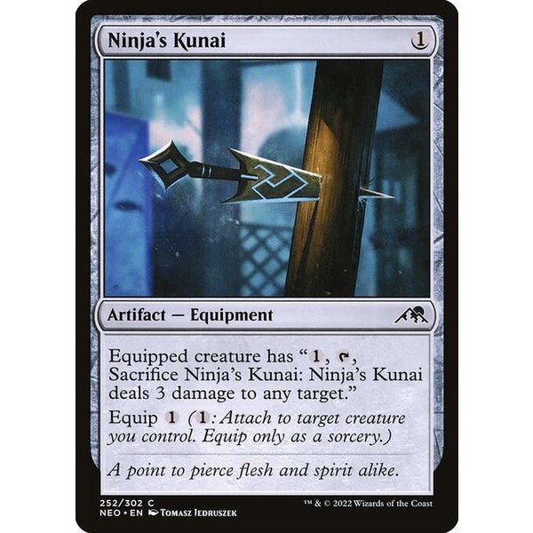 Magic: The Gathering Ninja's Kunai (252) Near Mint