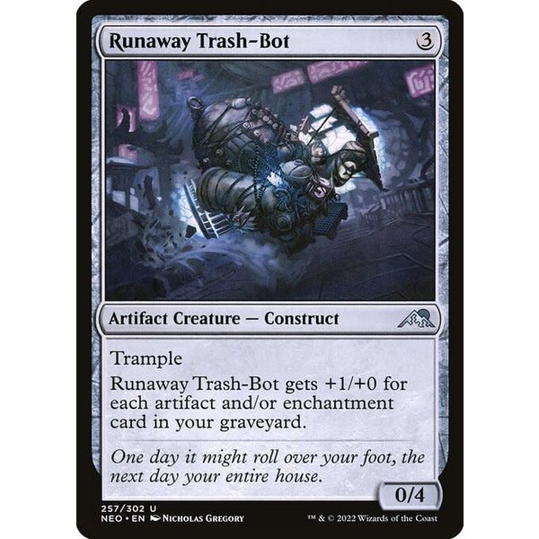 Magic: The Gathering Runaway Trash-Bot (257) Near Mint