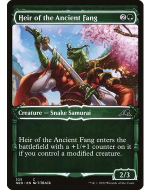 Magic: The Gathering Heir of the Ancient Fang (Showcase) (325) Near Mint Foil