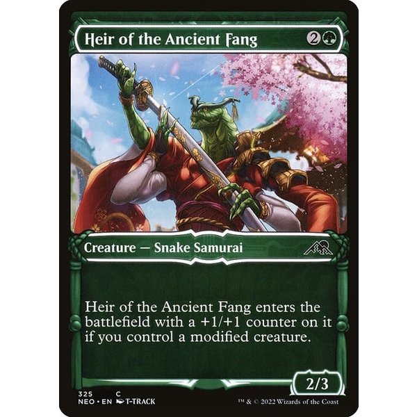 Magic: The Gathering Heir of the Ancient Fang (Showcase) (325) Near Mint Foil