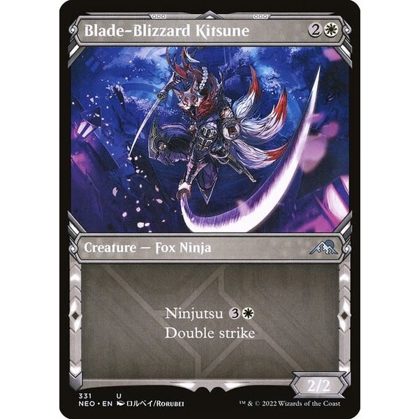 Magic: The Gathering Blade-Blizzard Kitsune (Showcase) (331) Near Mint