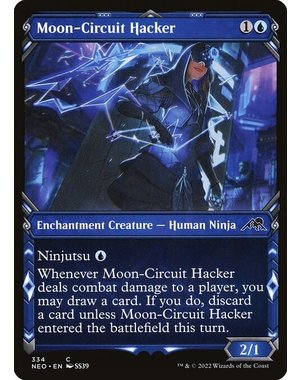 Magic: The Gathering Moon-Circuit Hacker (Showcase) (334) Near Mint