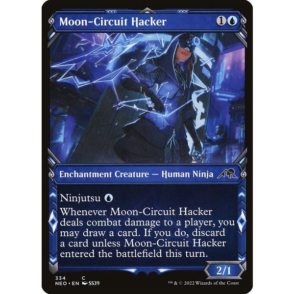 Magic: The Gathering Moon-Circuit Hacker (Showcase) (334) Near Mint
