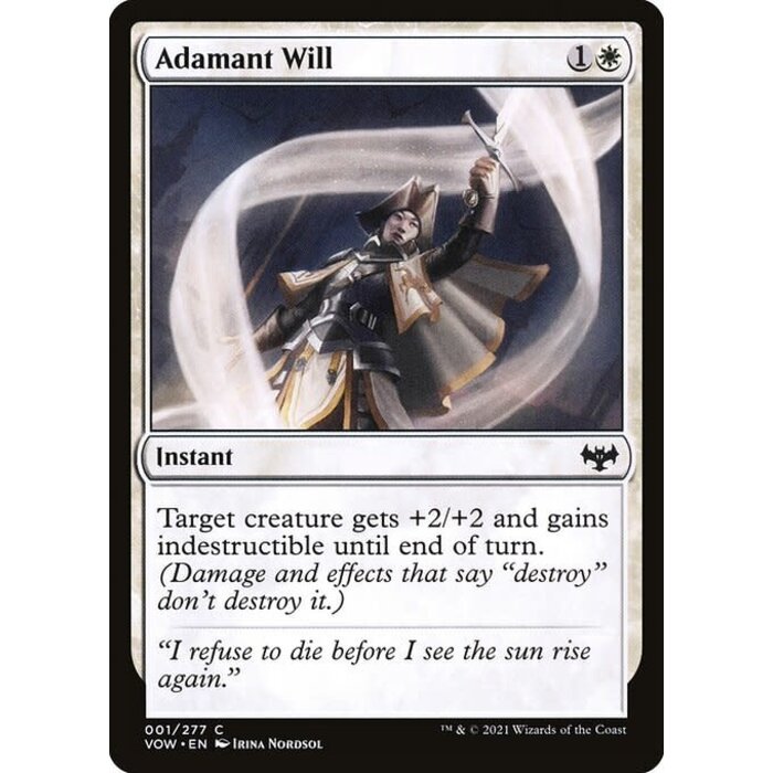 Magic: The Gathering Adamant Will (001) Near Mint