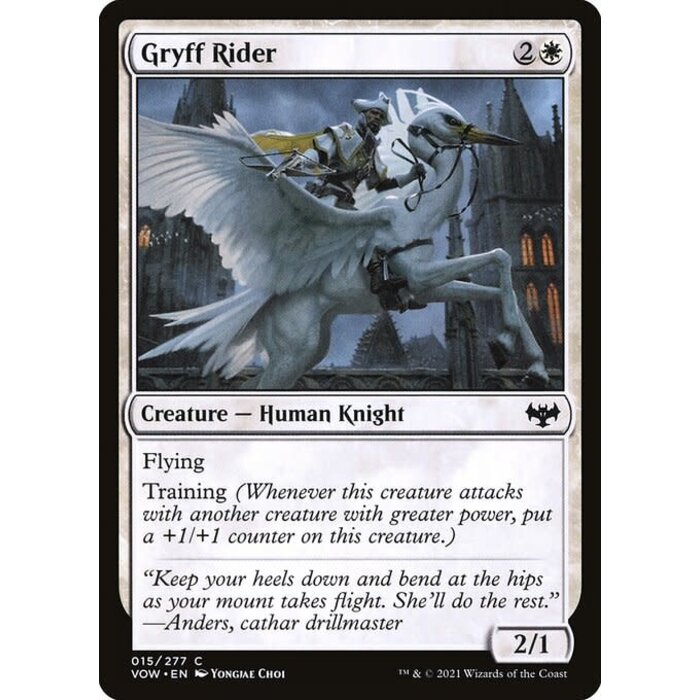 Magic: The Gathering Gryff Rider (015) Near Mint