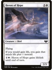 Magic: The Gathering Heron of Hope (018) Lightly Played