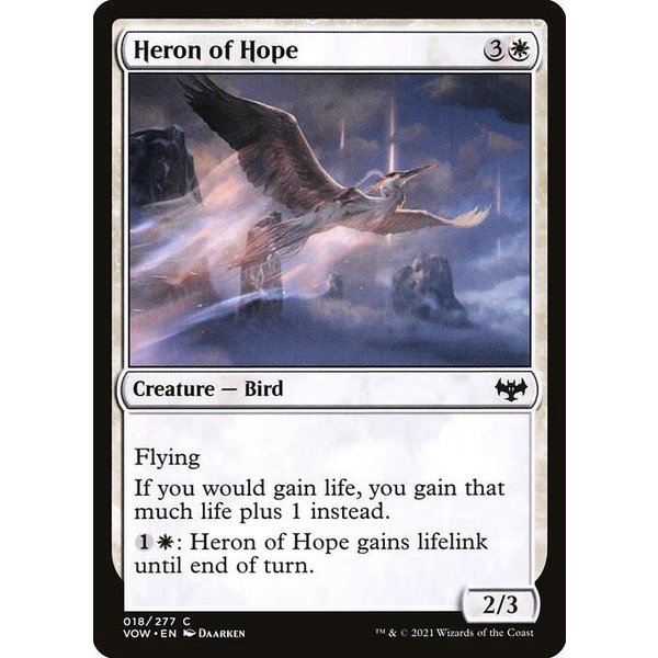 Magic: The Gathering Heron of Hope (018) Lightly Played