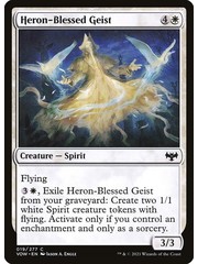 Magic: The Gathering Heron-Blessed Geist (019) Near Mint