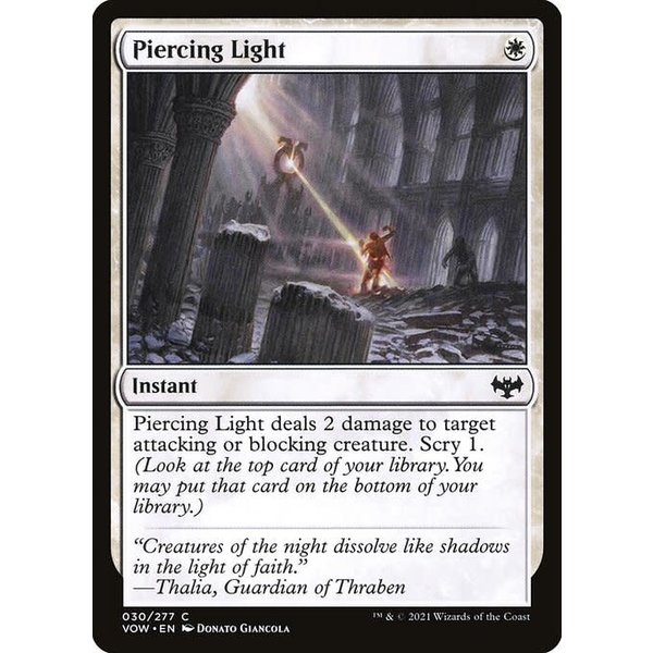 Magic: The Gathering Piercing Light (030) Near Mint