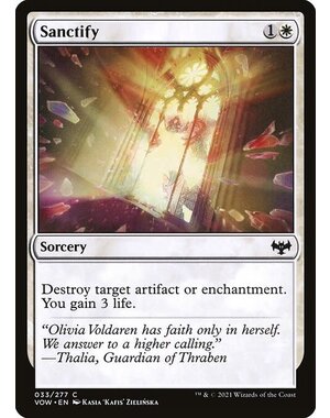 Magic: The Gathering Sanctify (033) Lightly Played Foil