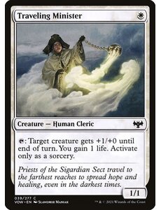 Magic: The Gathering Traveling Minister (039) Lightly Played