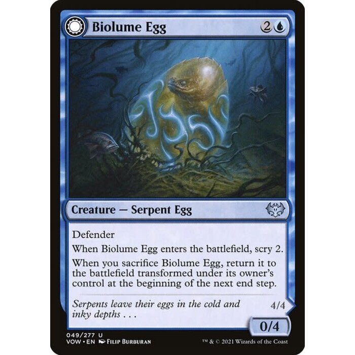 Magic: The Gathering Biolume Egg (049) Near Mint