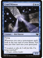 Magic: The Gathering Cruel Witness (055) Near Mint