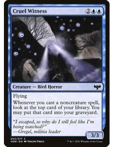 Magic: The Gathering Cruel Witness (055) Near Mint