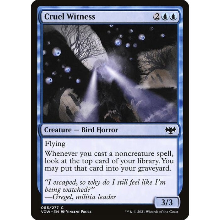 Magic: The Gathering Cruel Witness (055) Near Mint