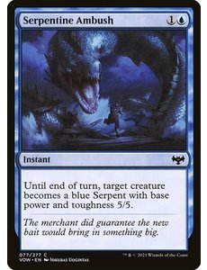 Magic: The Gathering Serpentine Ambush (077) Near Mint