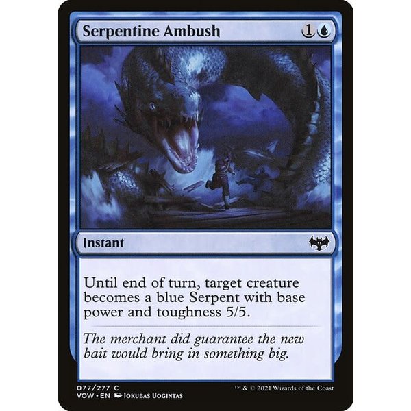 Magic: The Gathering Serpentine Ambush (077) Near Mint