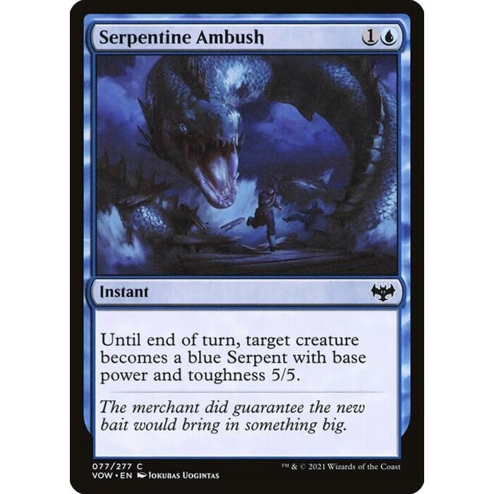 Magic: The Gathering Serpentine Ambush (077) Near Mint