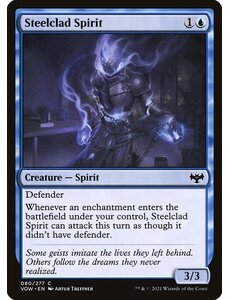 Magic: The Gathering Steelclad Spirit (080) Near Mint