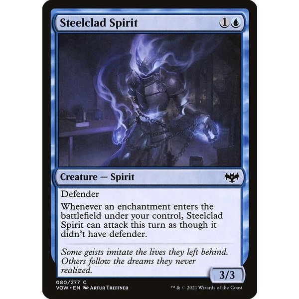 Magic: The Gathering Steelclad Spirit (080) Near Mint