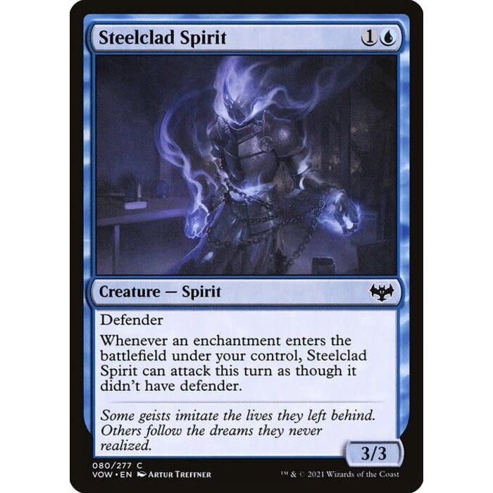 Magic: The Gathering Steelclad Spirit (080) Near Mint