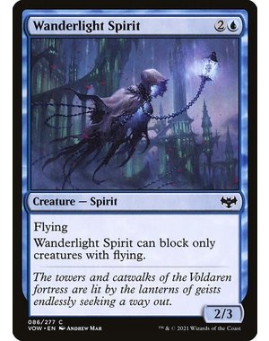 Magic: The Gathering Wanderlight Spirit (086) Lightly Played Foil