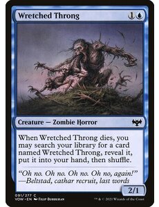 Magic: The Gathering Wretched Throng (091) Near Mint