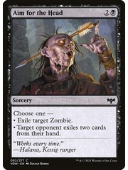 Magic: The Gathering Aim for the Head (092) Near Mint