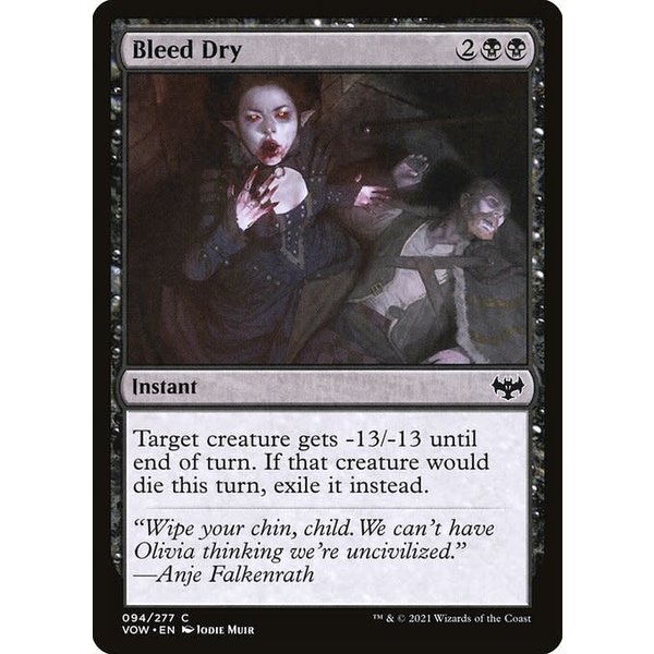 Magic: The Gathering Bleed Dry (094) Near Mint