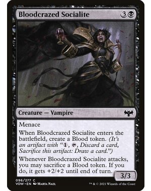 Magic: The Gathering Bloodcrazed Socialite (096) Near Mint