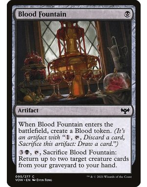 Magic: The Gathering Blood Fountain (095) Near Mint