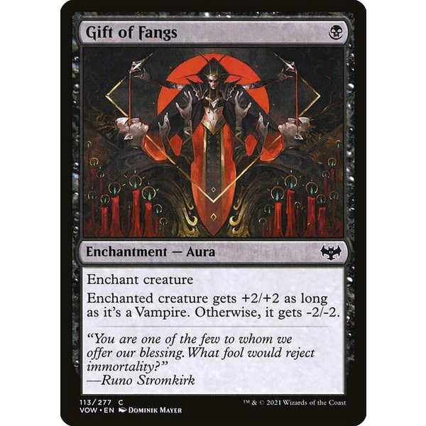 Magic: The Gathering Gift of Fangs (113) Lightly Played